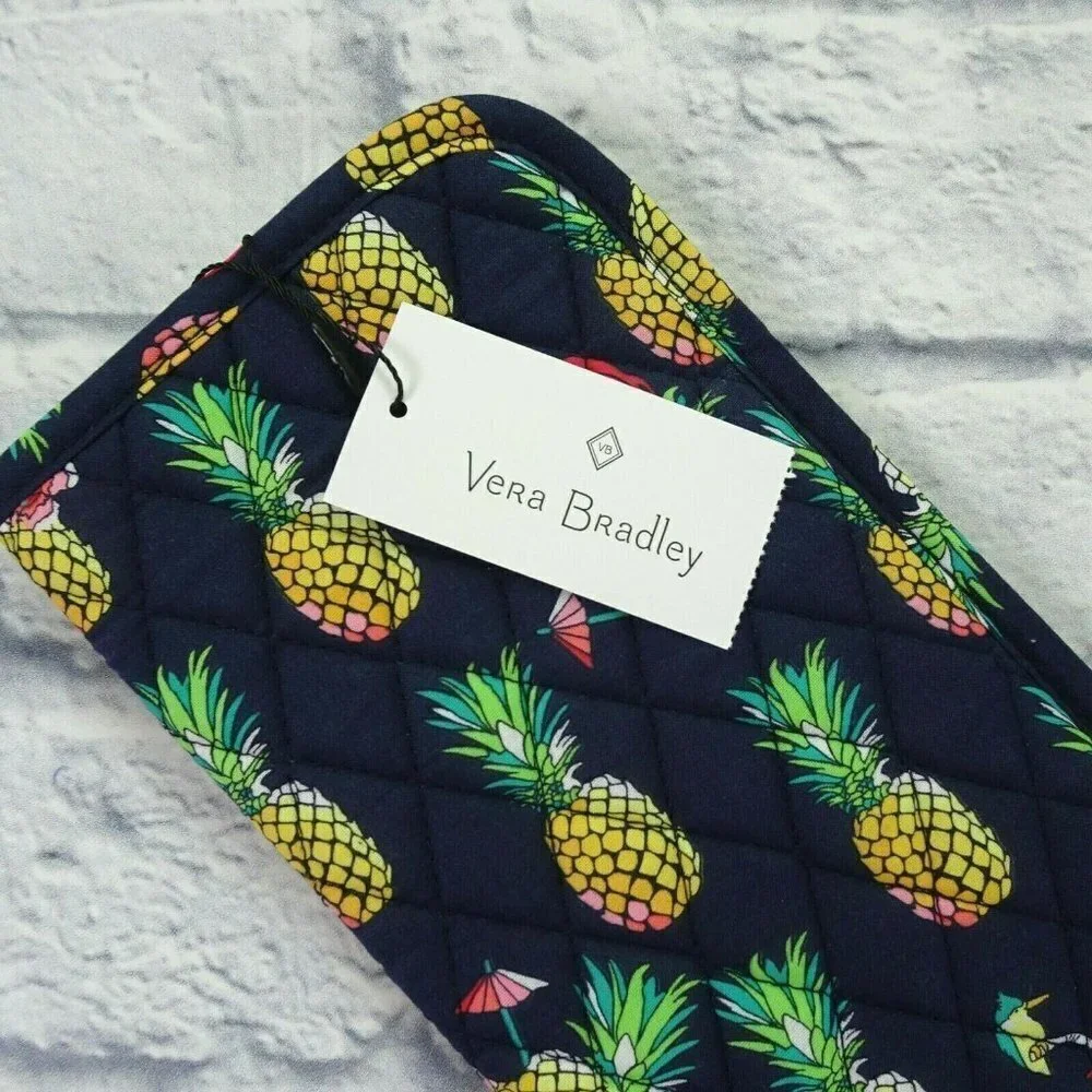 Vera Bradley Curling Flat Iron Cover Toucan Pineapple NWT